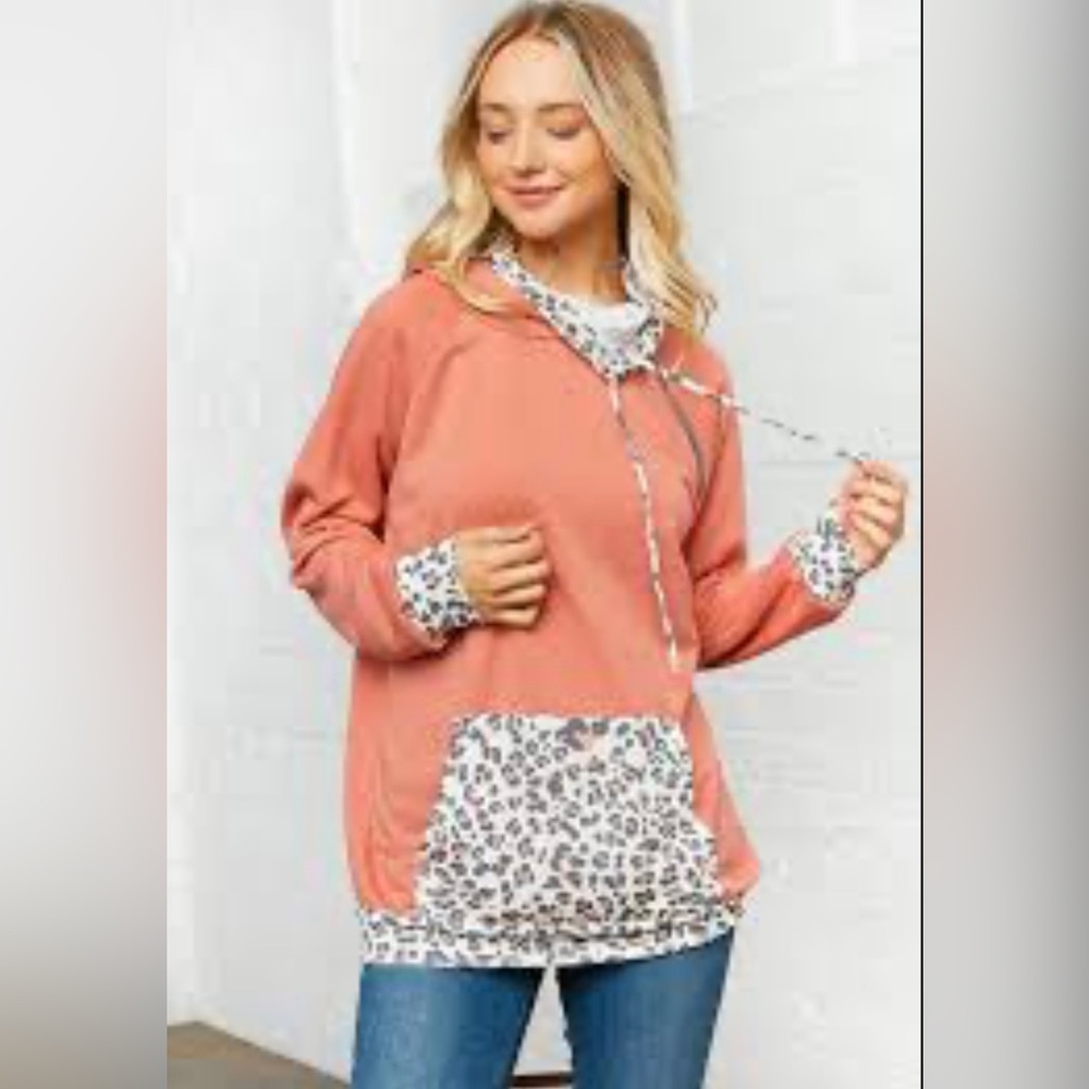 Wild Cowl Mauve Hoodie by Haptics